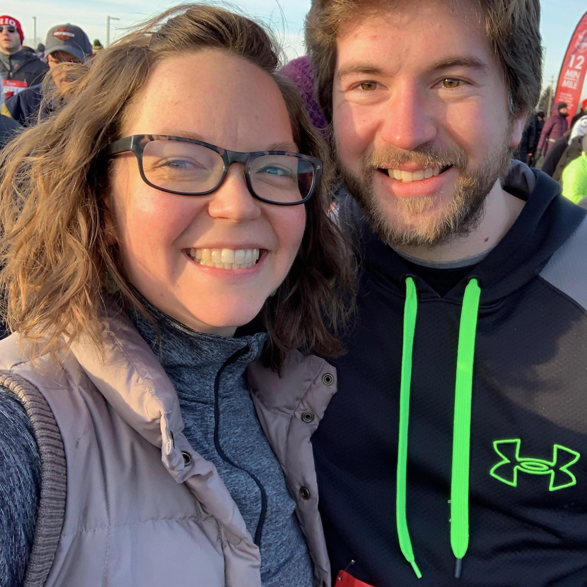 We ran a 5k together in Feb (Erin's first!), right before the pandemic hit.