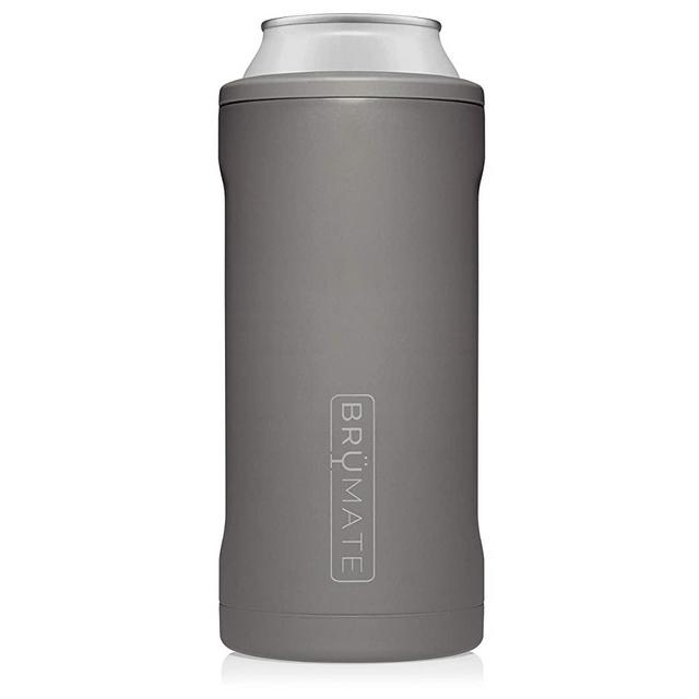 BrüMate Hopsulator Juggernaut Double-walled Stainless Steel Insulated Can Cooler For 24 Oz And 25 Oz Cans… (Matte Gray)