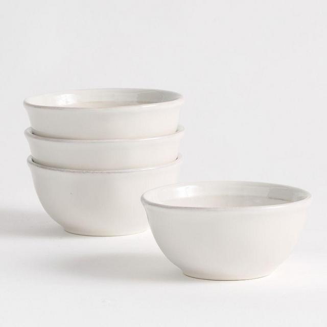 Cambria Stoneware Dip Bowls, Set of 4 - Stone