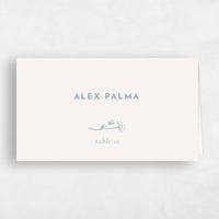 Blue Wedding Place Card - Prins
