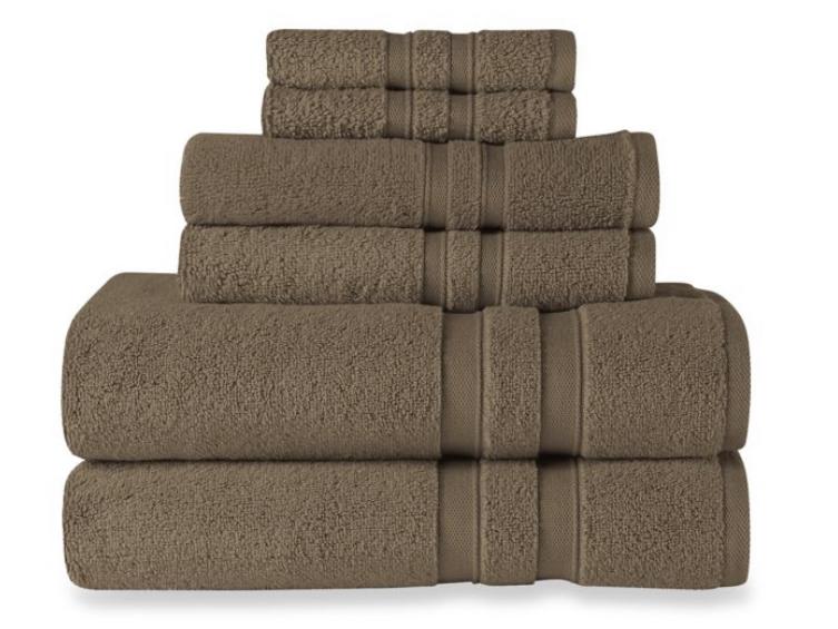 Wamsutta® Ultra Soft 6-Piece Bath Towel Set in Taupe