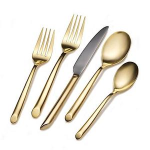 Towle® Living Wave Gold 20-Piece Flatware Set