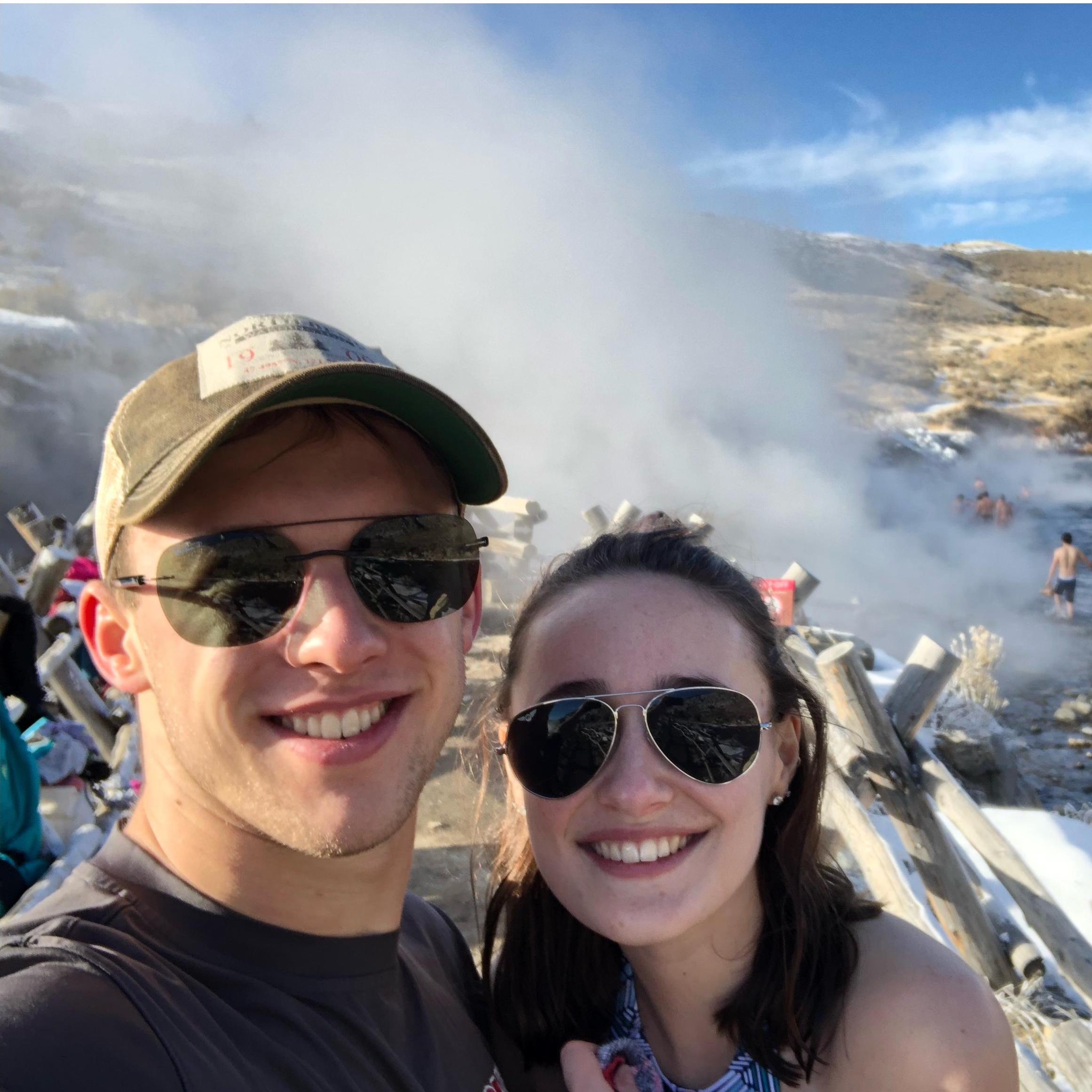 We enjoyed the Boiling River in the snow; did you know, if you boil a funny bone it becomes a laughing stock?