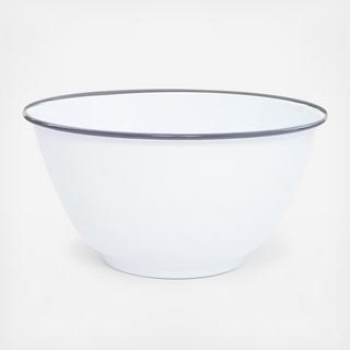 Vintage Enamelware Salad Bowl