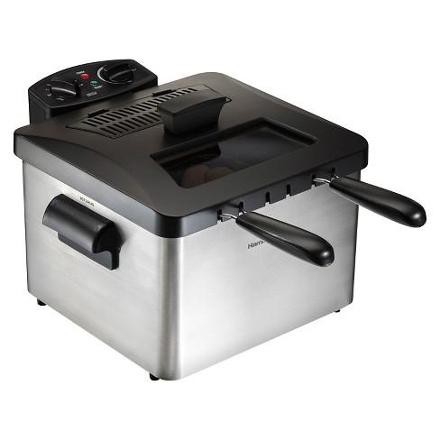Hamilton Beach Triple Basket 2.9qt Deep Fryer - Stainless Steel 35034