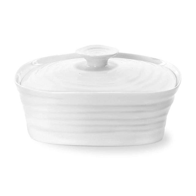 Portmeirion Sophie Conran White Covered Butter Dish