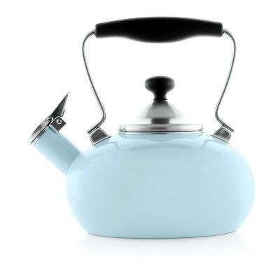 Chantal 37-1LB LB Enamel-On-Steel Zenith Teakettle (1.8 Quart, Light Blue)