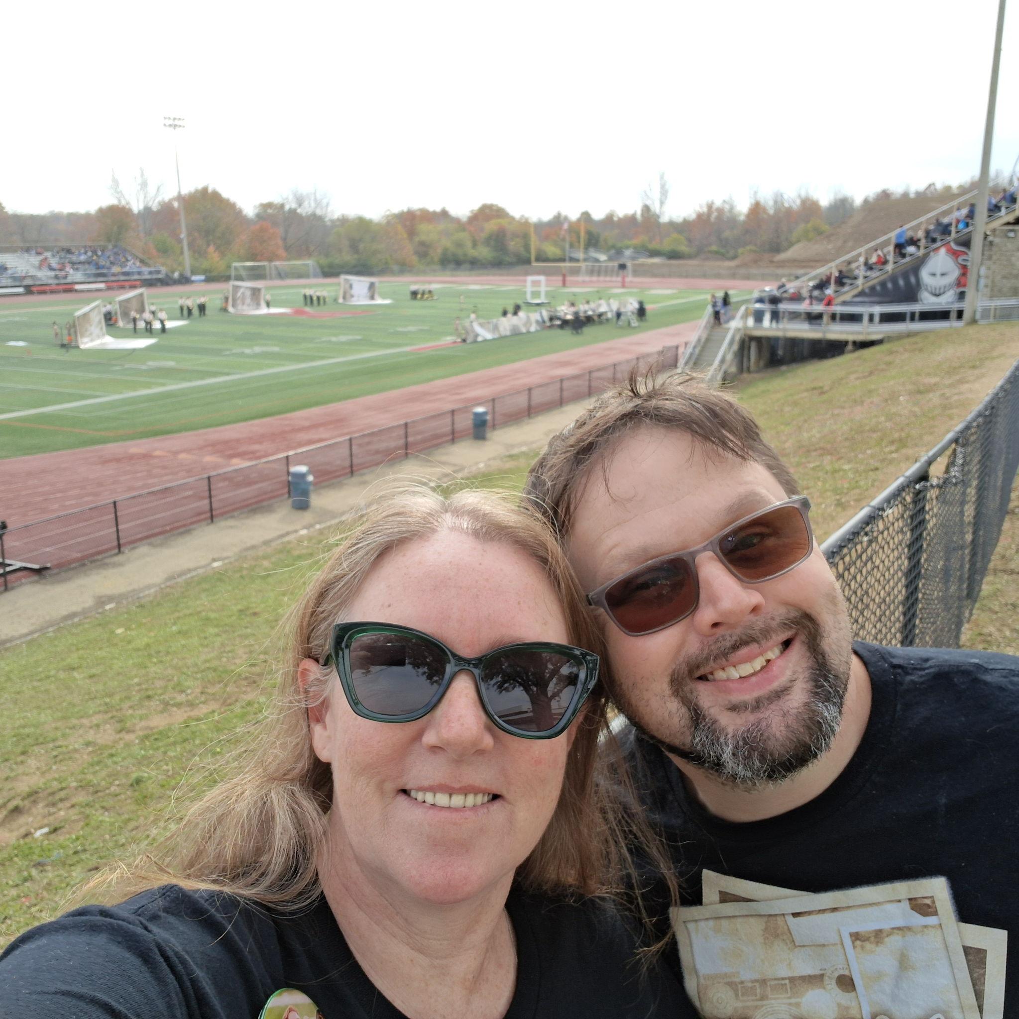 The real relationship test; Band parenting. Still smiling after a 12 hour day lol