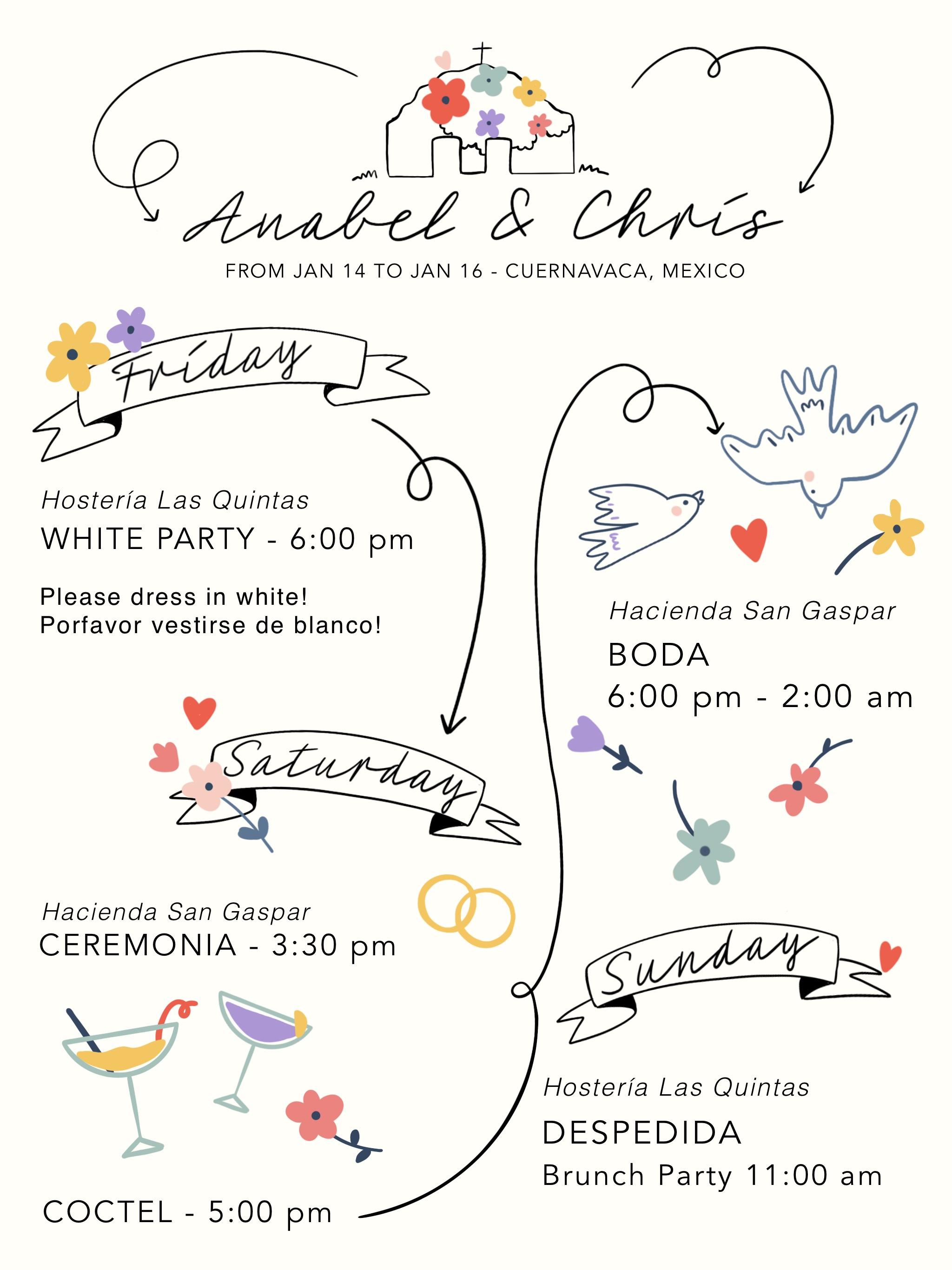 The Wedding Website of Anabel Martinez Ramirez and Christopher Cimorelli