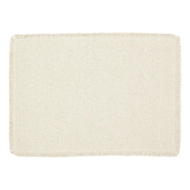 Mason Fringe Placemat, Set of 4 - Natural