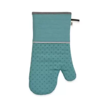 ED Ellen DeGeneres Solid Aqua Oven Mitt