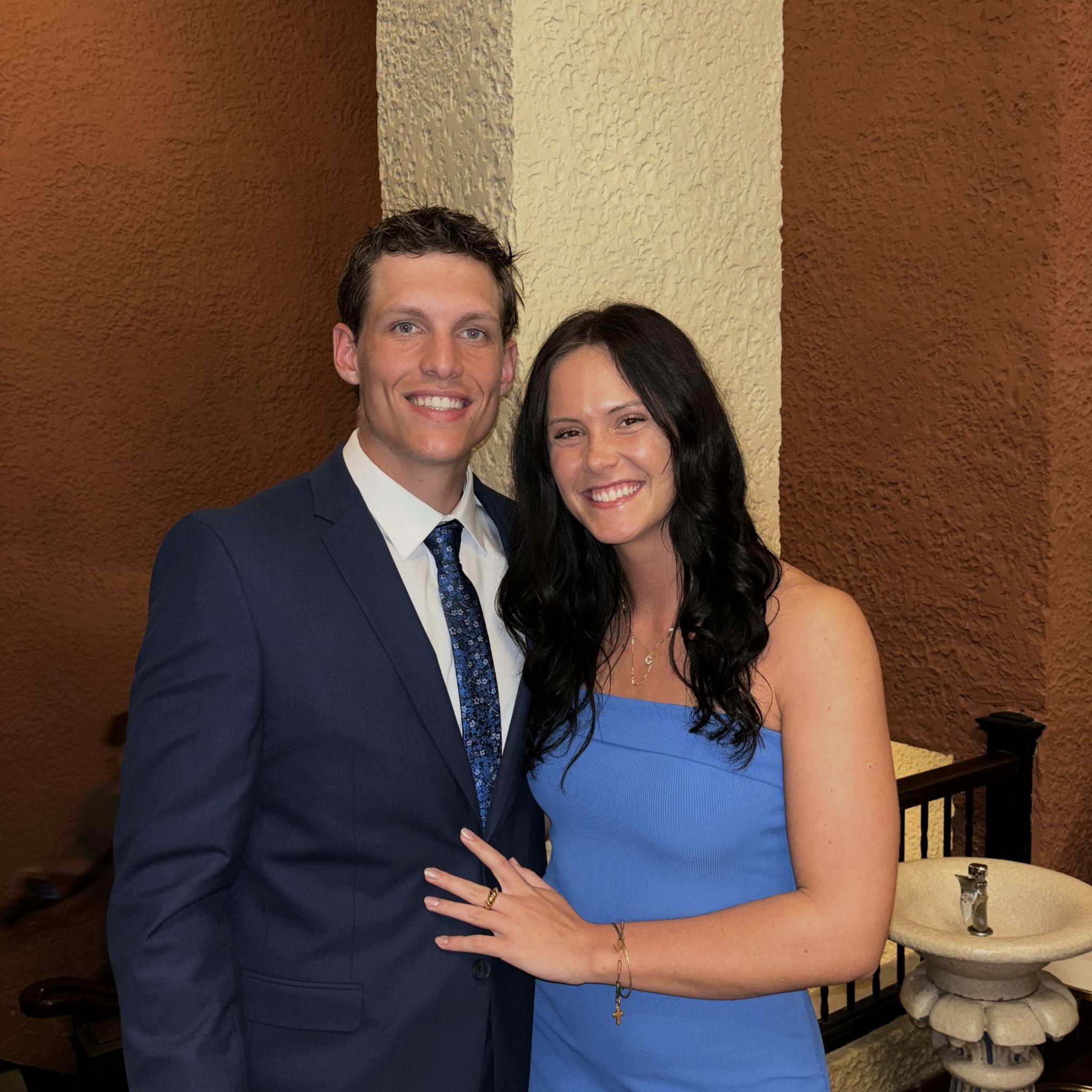 A wedding we attended when we were dating!