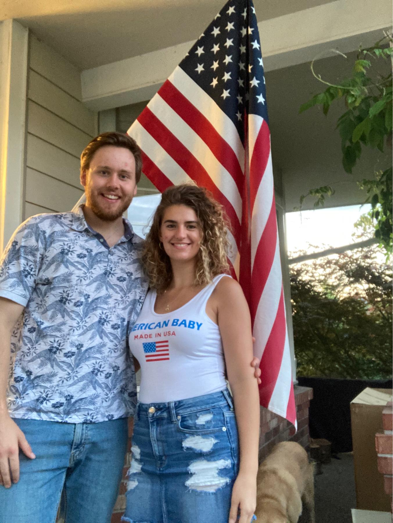 First 4th of July together, both officially living in Washington!