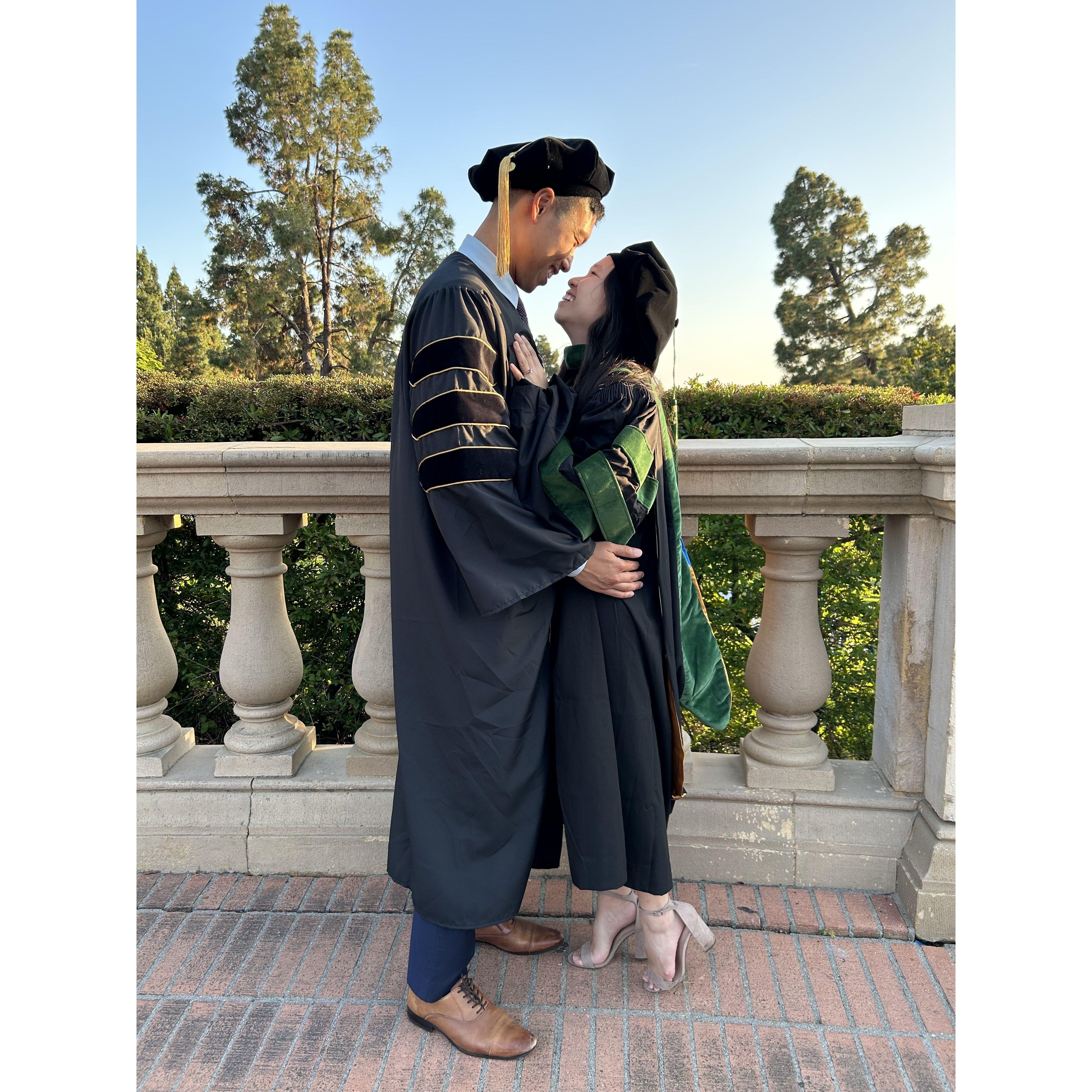 After four years long-distance while in medical school, happy we will be reunited!