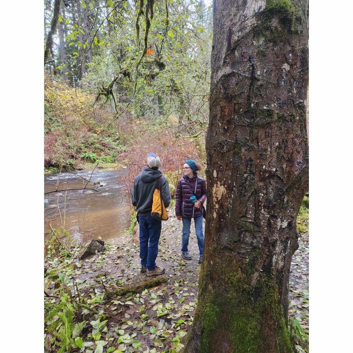 A friend of ours snuck some pictures during the Silver Falls hike.