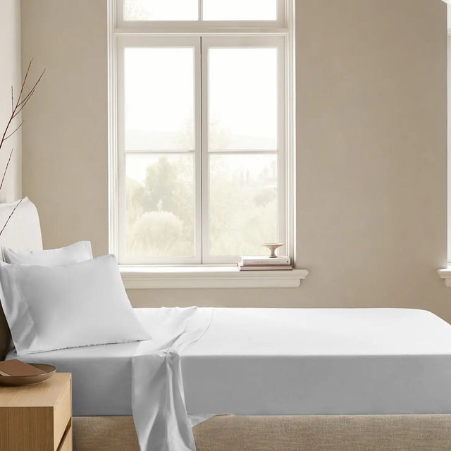 Organic Crisp Percale Sheet Set - King