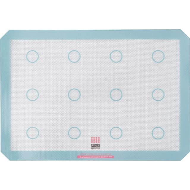Sweet Creations 16"x11" Silicone Baking Mat Light Aqua Blue