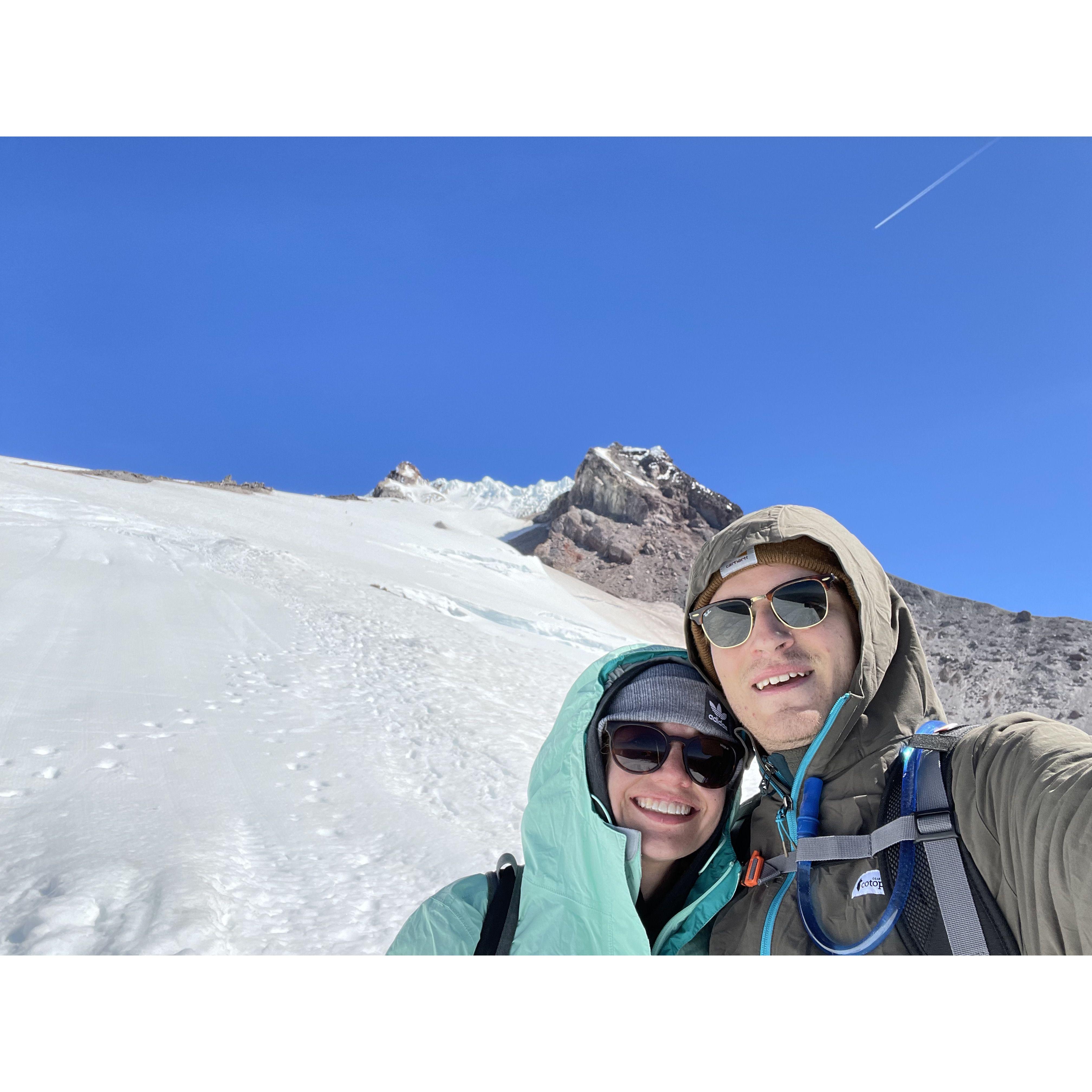Climbing Mt. Hood in Oregon