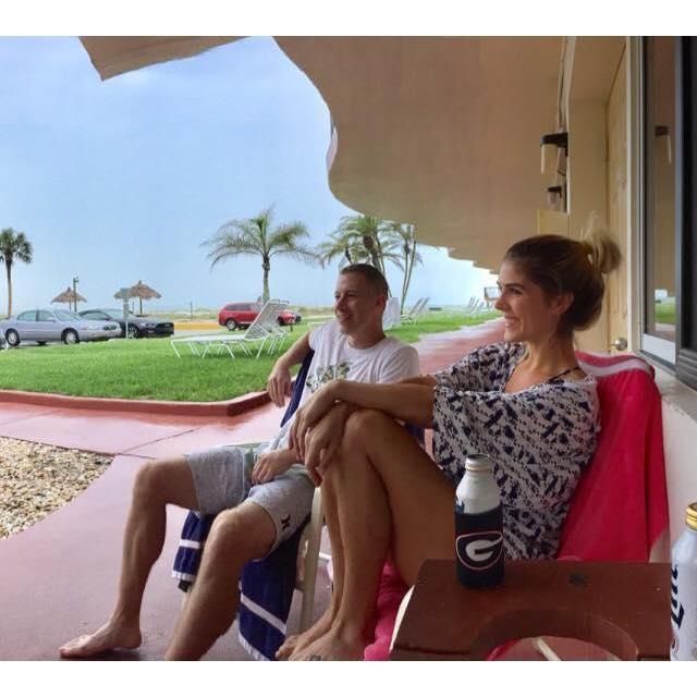 Jared has family time with the Kirkpatricks in Florida