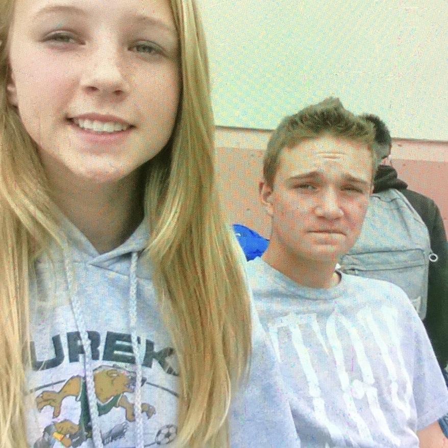 Our first photo together back in 2012. We were both just freshman in high school!