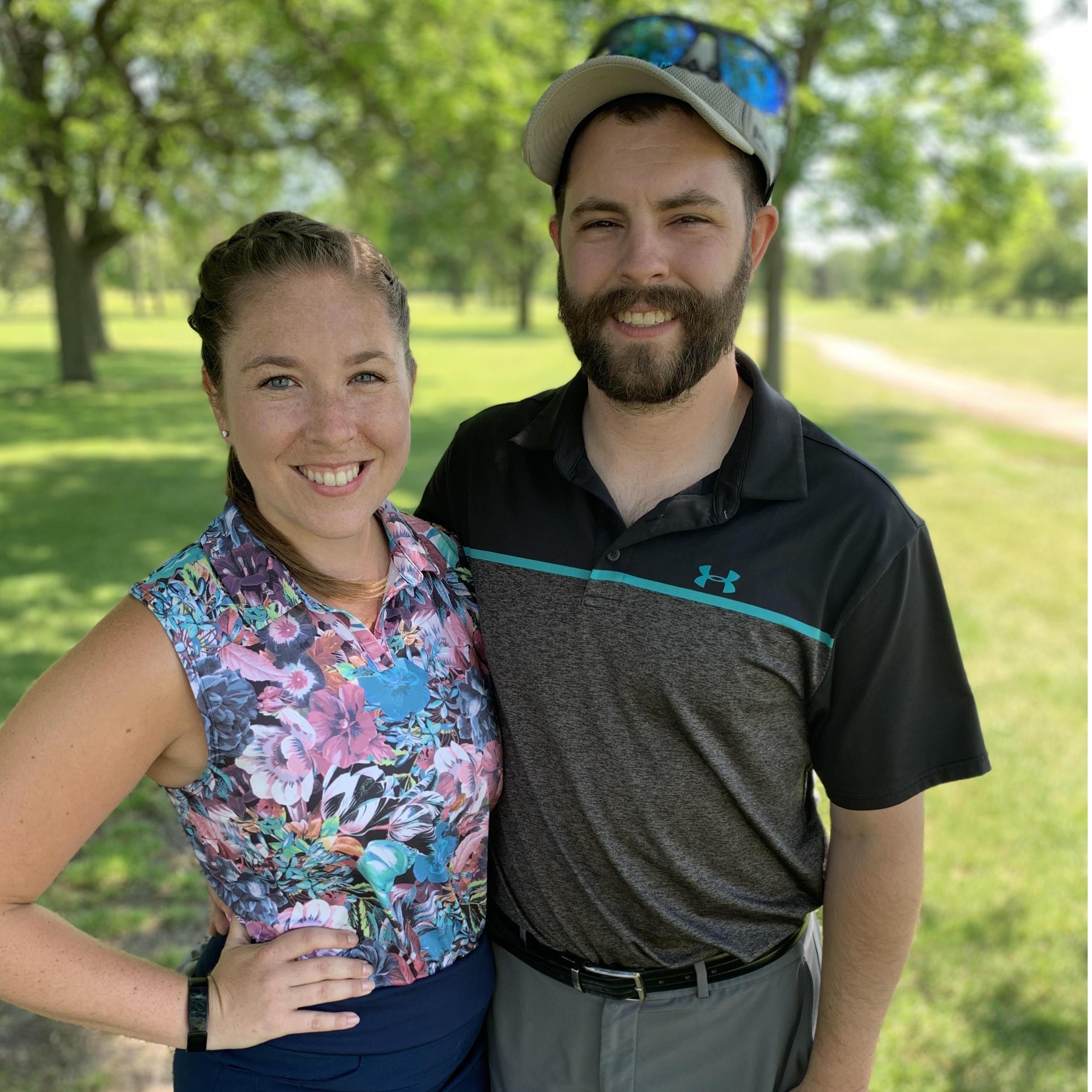 Did you know Kyle & Erin are very competitive when it comes to golf?! :)