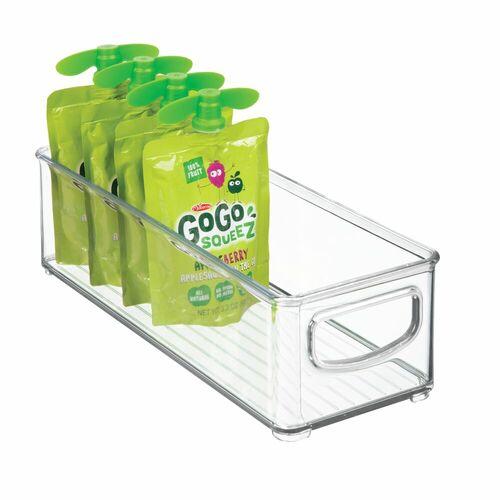 Plastic Kitchen Pantry Storage Bin - 10" x 4" x 3"