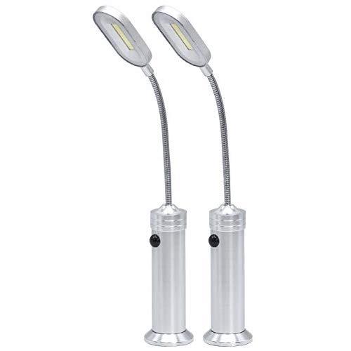 LED Concepts BBQ Grill Lights Magnetic Base Super-Bright LED Lights-360 Degree Flexible Gooseneck, Weather Resistant, Task Lighting Barbecue Grilling, Works