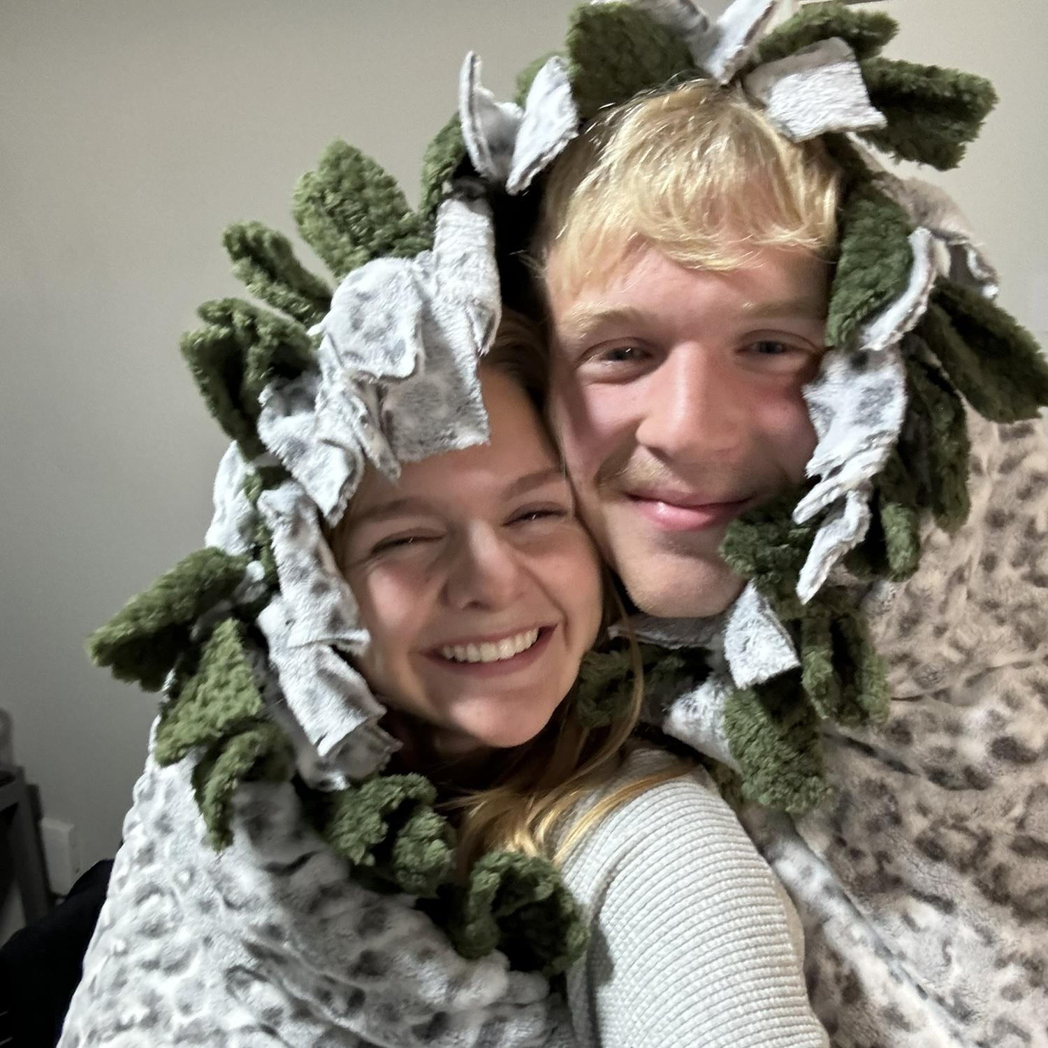 Homemade tie blanket date