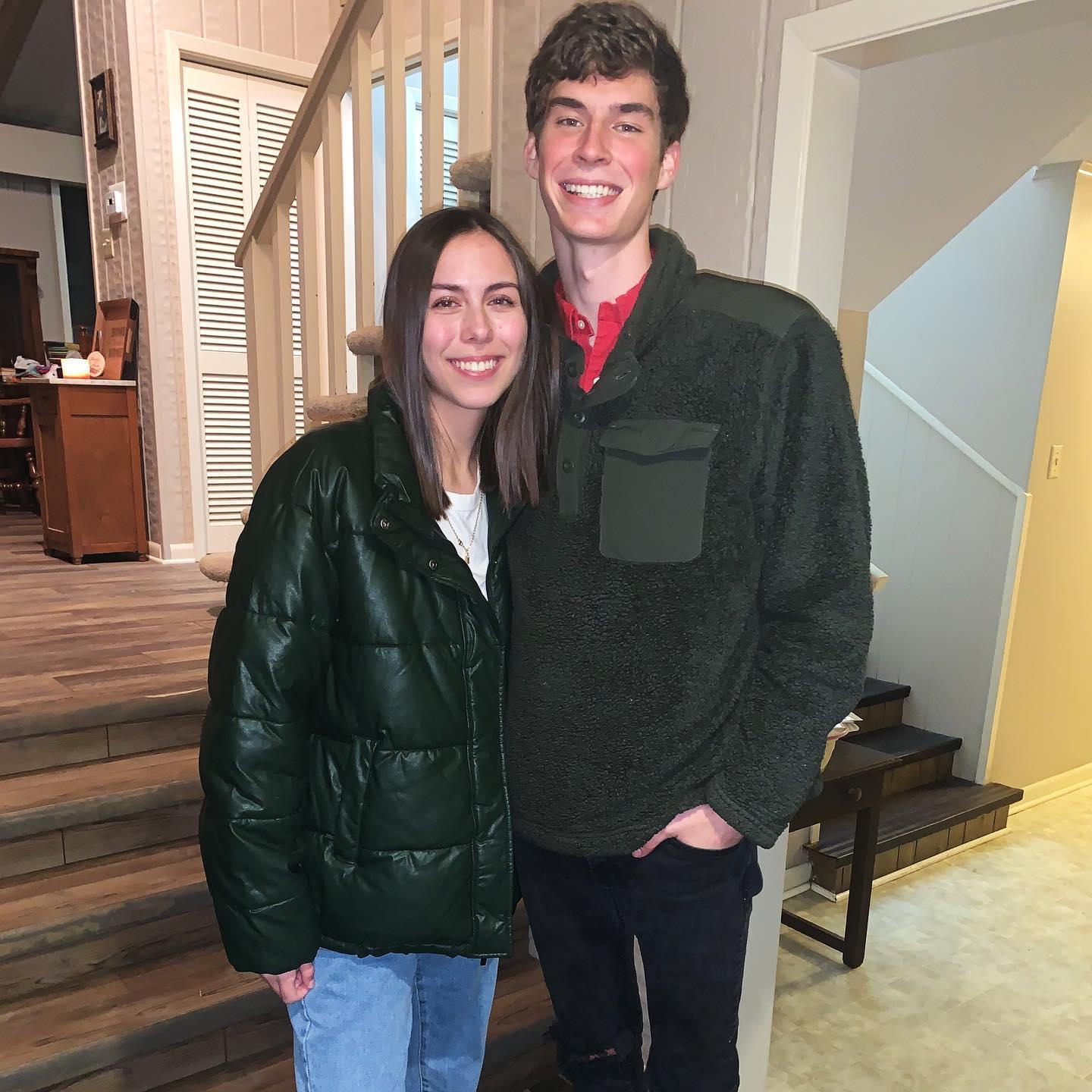 Our first photo together in November 2020.