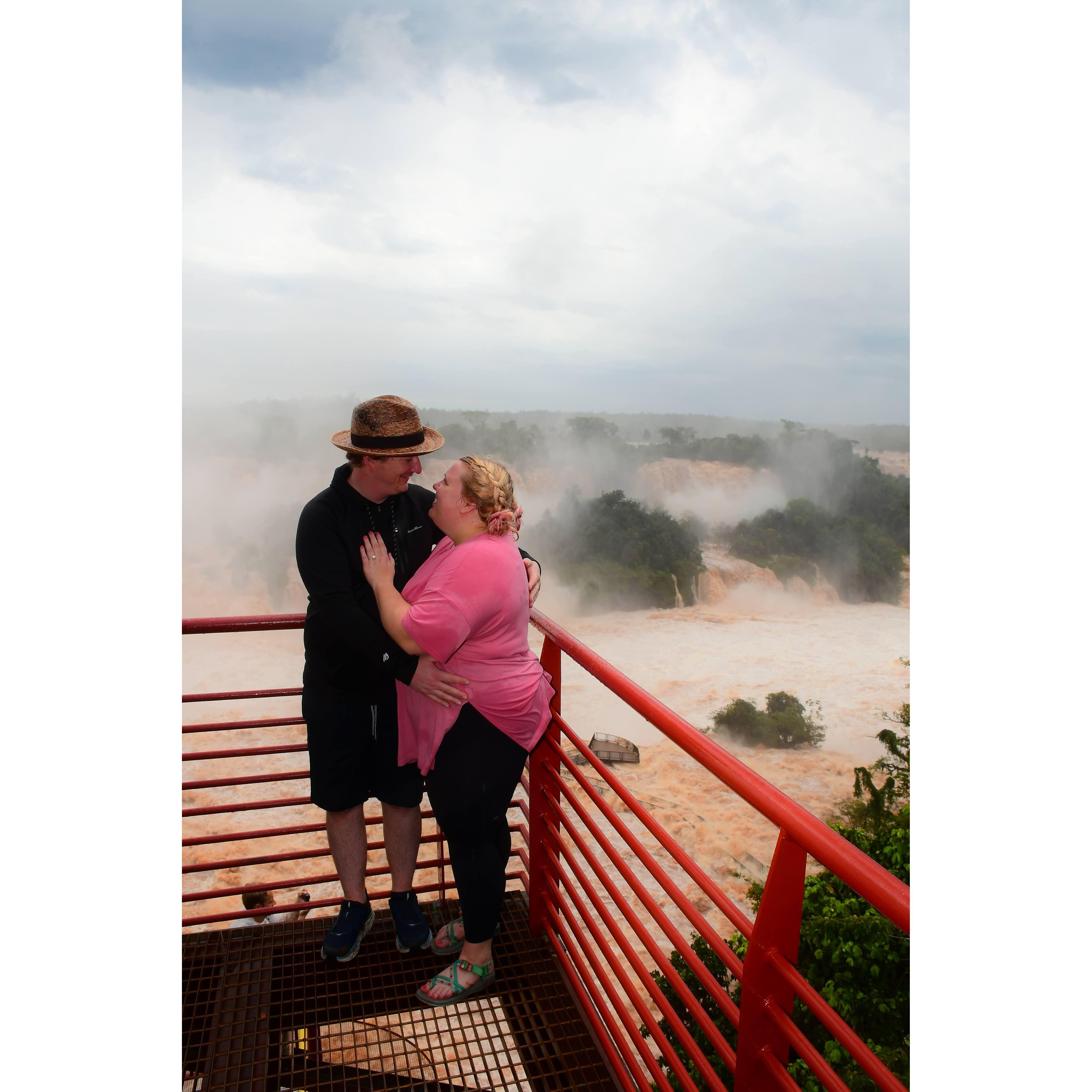Engaged at Iguazu Falls 
October 2023