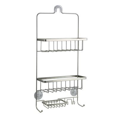 Steel Shower Caddy Brushed Nickel - Made By Design™