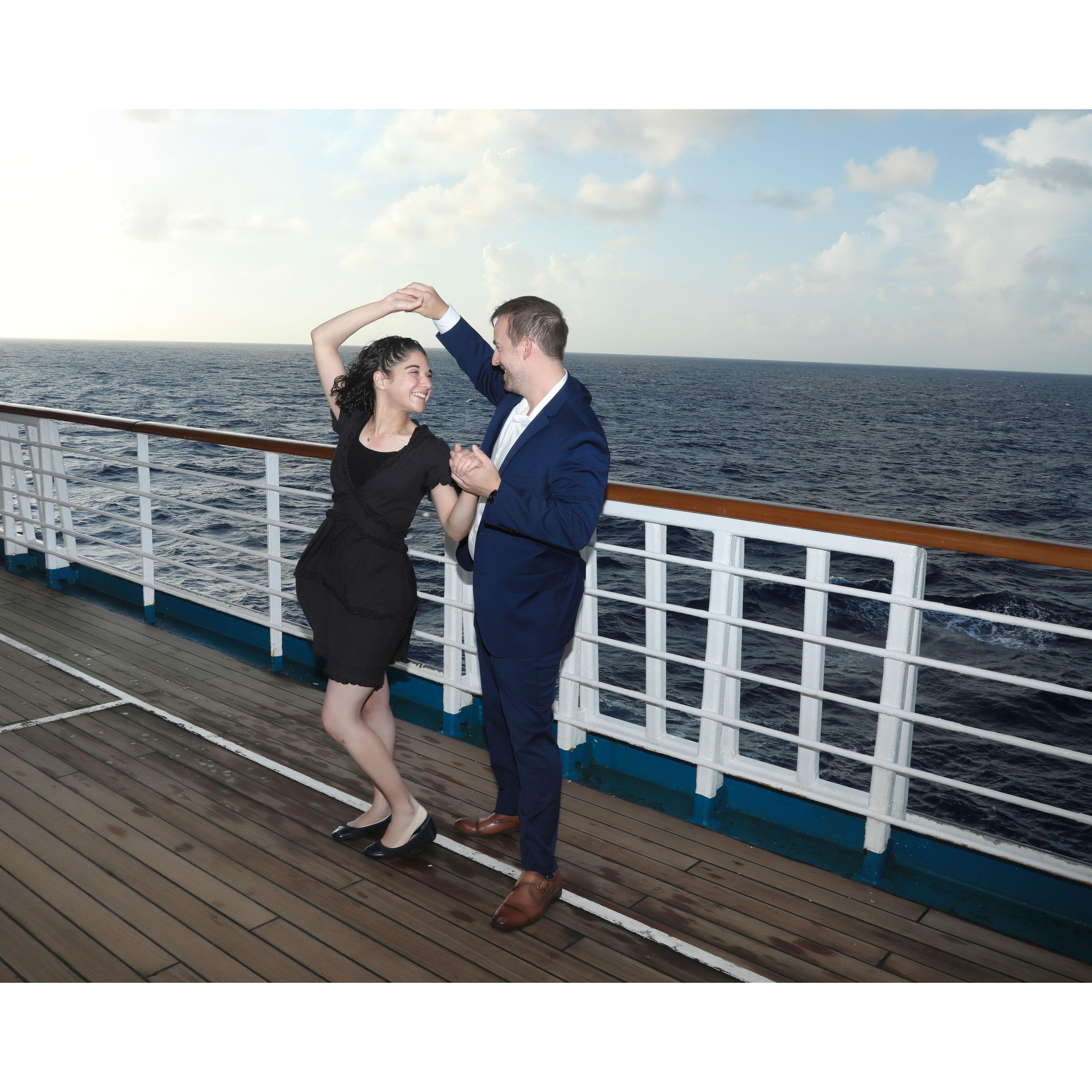 First dance as an engaged couple!