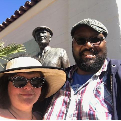 This was one of our first trips together.  Palm Springs circa 2018.  We go to Palm Springs about once a year now.  The art, the beauty, the people watching-it's one of the best getaways ever.