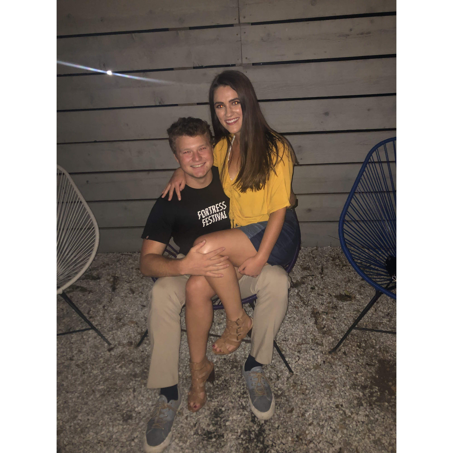The first photo Allie posted of them together