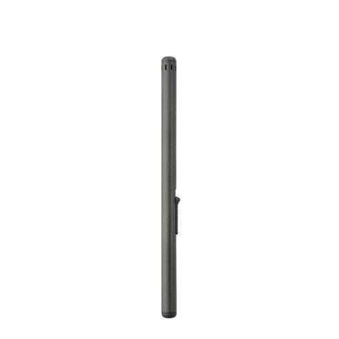 Slim Designer Gas Table Lighter In Black Brushed Steel Cool Grey (UK&EU only)