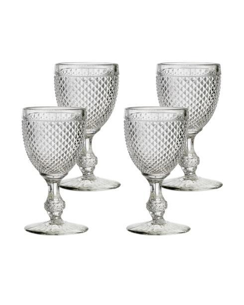 Vista Alegre Set 4 Goblets Clear