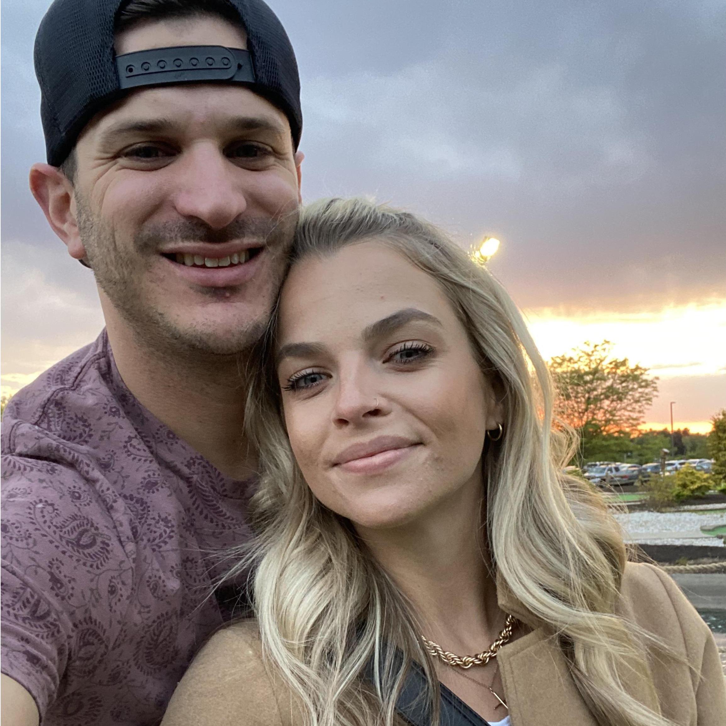 Mini golfing is our favorite kind of date night