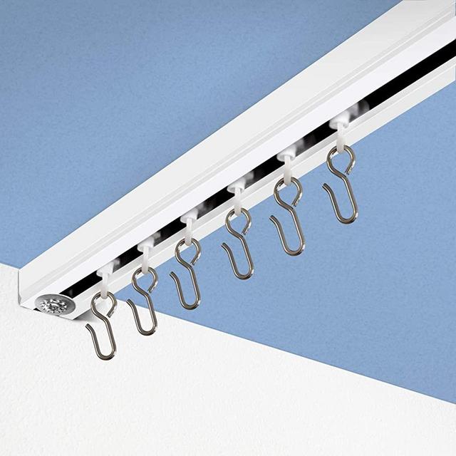 Room/Dividers/Now Ceiling Track Set - Medium, For Spaces 6ft - 12ft Wide (White)