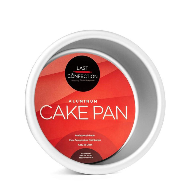 Last Confection 4" x 2" Aluminum Round Cake Pan - Professional Bakeware
