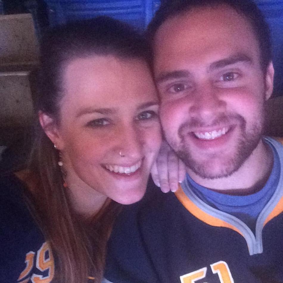 Emily's first trip to Buffalo...and first Saber's game