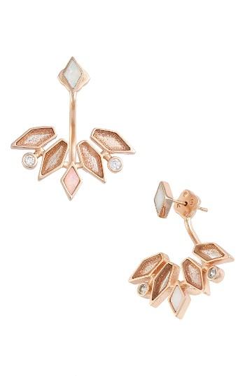 Collette Ear Jackets - Rose Gold