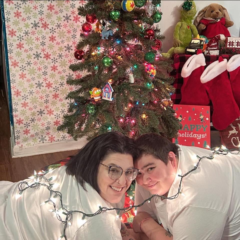 Our second Christmas together.