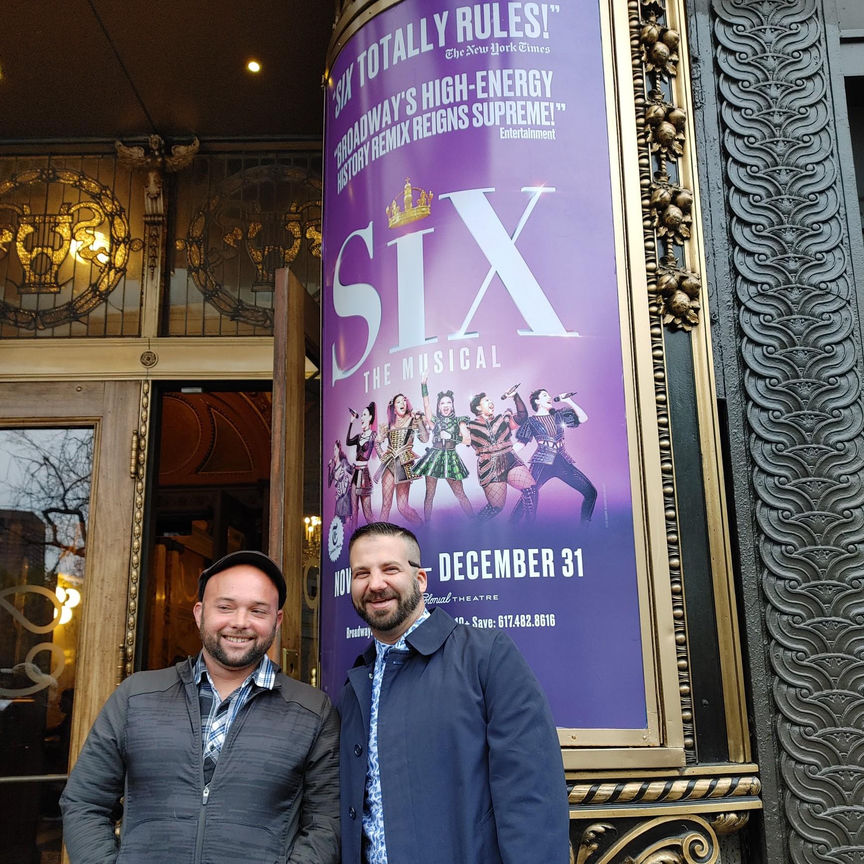 Nov. 13, 2022 - We went to Boston's Emerson Colonial Theater to see "Six: The Musical" and had an amazing time!