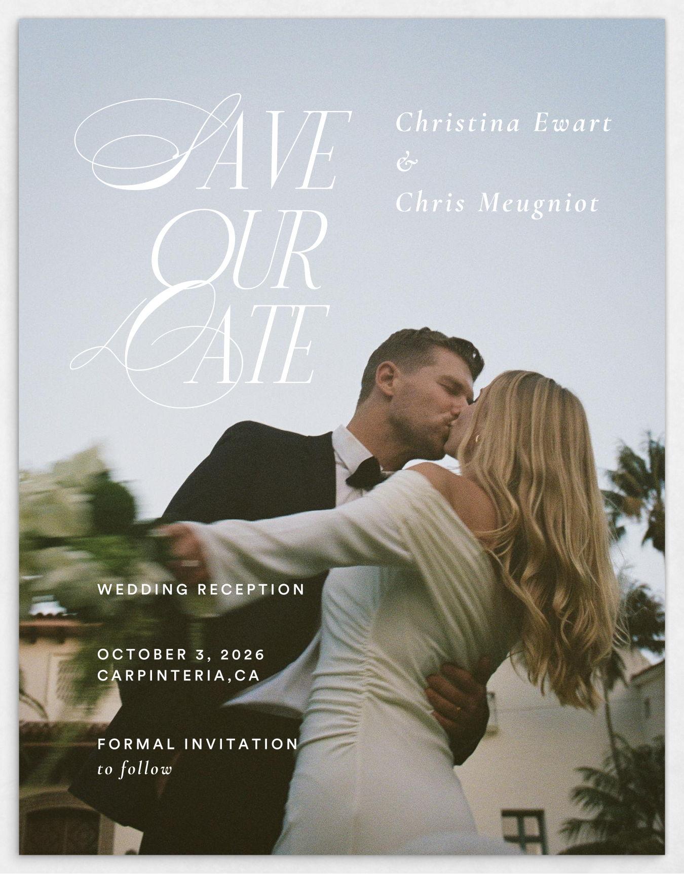 The Wedding Website of Christina Ewart and Chris Meugniot