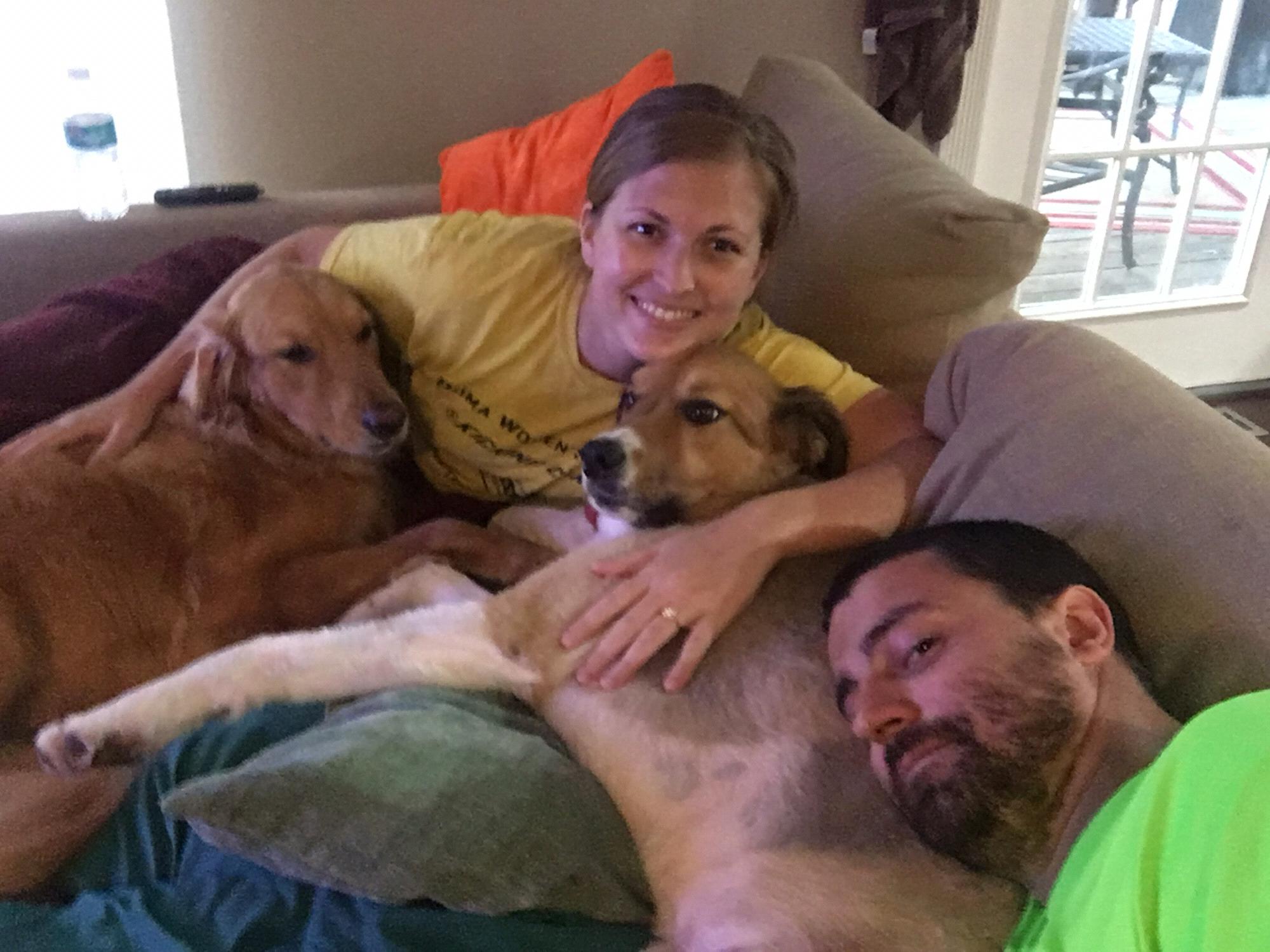 Family picture after the proposal.
July 2020.