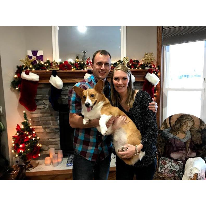 Christmas 2017 at Amber's parents'. This was the day Cory showed Amber's parents the engagement ring he bought and would plan to give to Amber in a couple weeks.