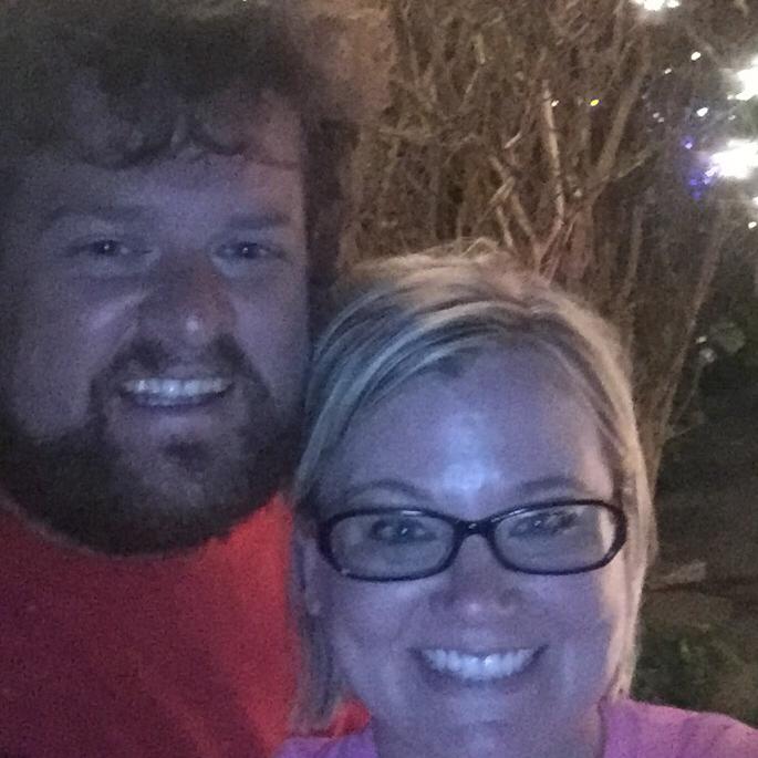 Walking around Pattis place the night we got engaged 😊💍