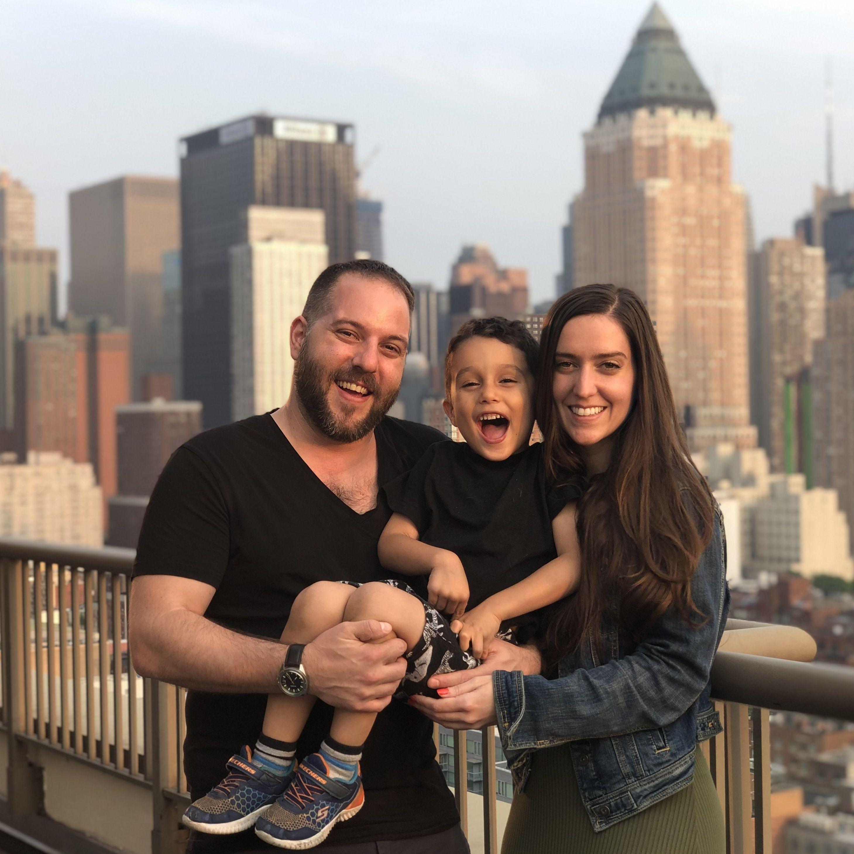 On Rich and Sam's former rooftop in Hell's Kitchen, NYC.