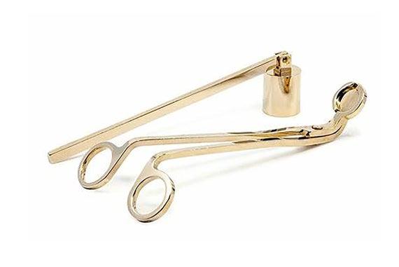 Wick Trimmer and Snuffer Set (Gold)