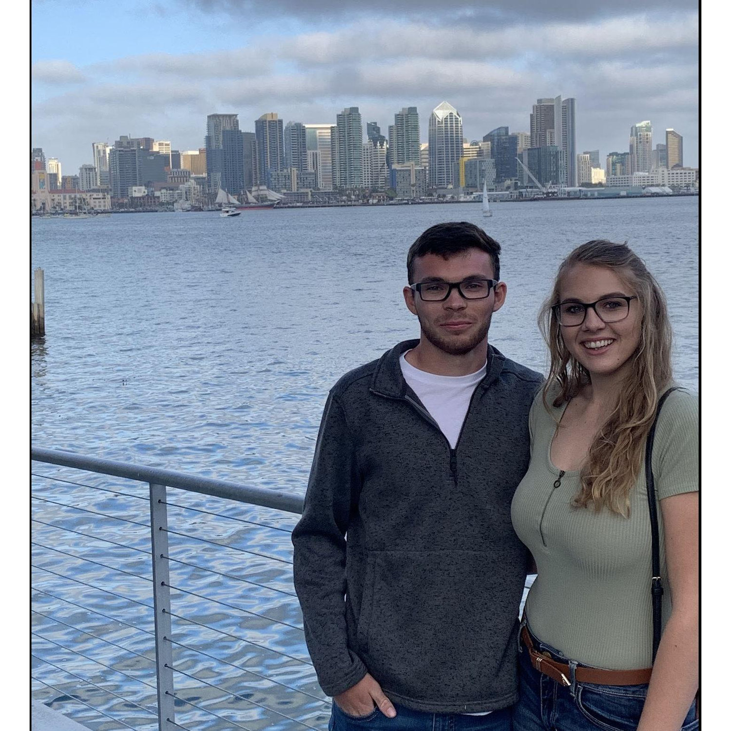 Zachs first trip to SD to meet my family 2019